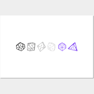 Ace DND Dice Set Posters and Art